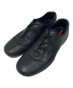 PRADA SPORTSプラダスポーツ）の古着「レザーシューズ」｜ブラック