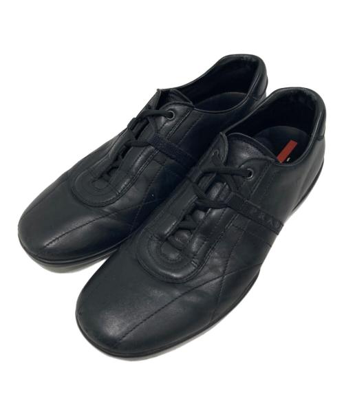 PRADA SPORTS（プラダスポーツ）PRADA SPORTS (プラダスポーツ) レザーシューズ ブラック サイズ:SIZE 81/2の古着・服飾アイテム