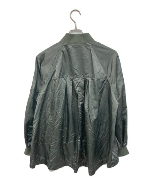 C+（シー）C+ (シー) ナイロンブルゾン グリーン サイズ:38の古着・服飾アイテム