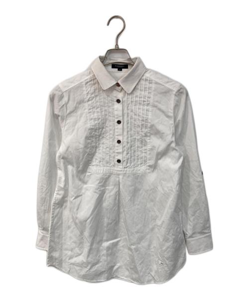 BURBERRY LONDON（バーバリーロンドン）BURBERRY LONDON (バーバリーロンドン) チュニックブラウス ホワイト サイズ:38の古着・服飾アイテム