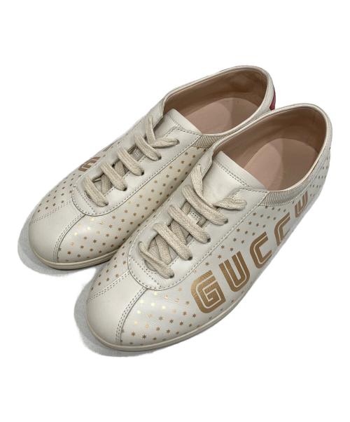 GUCCI（グッチ）GUCCI (グッチ) STARスニーカー ホワイト サイズ:SIZE 35の古着・服飾アイテム