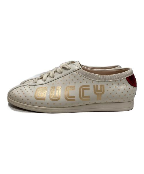 GUCCI（グッチ）GUCCI (グッチ) STARスニーカー ホワイト サイズ:SIZE 35の古着・服飾アイテム