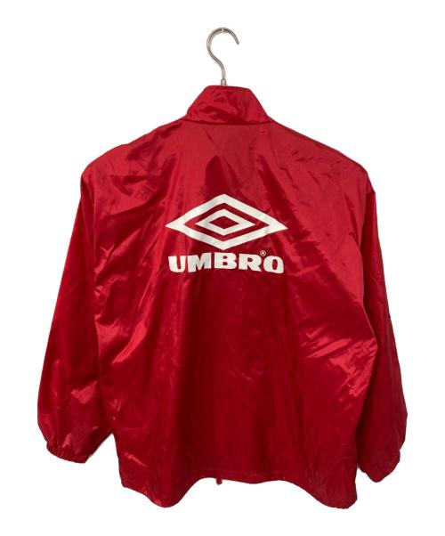 UMBRO（アンブロ）UMBRO (アンブロ) マンチェスターユナイテッドナイロンジャケット レッド サイズ:不明の古着・服飾アイテム