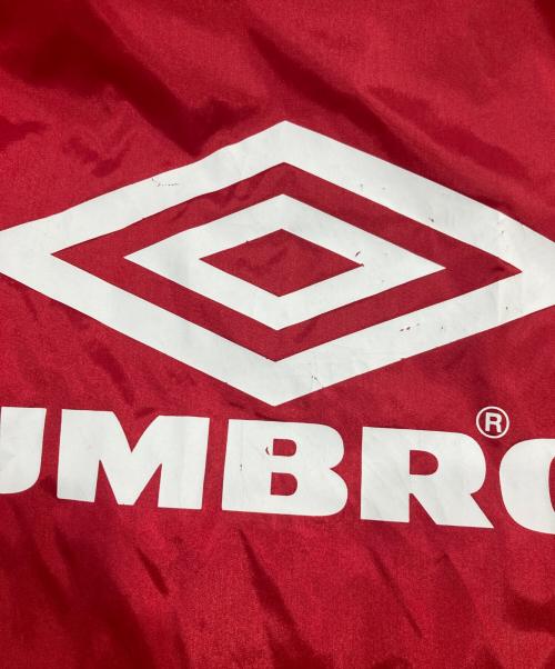UMBRO（アンブロ）UMBRO (アンブロ) マンチェスターユナイテッドナイロンジャケット レッド サイズ:不明の古着・服飾アイテム