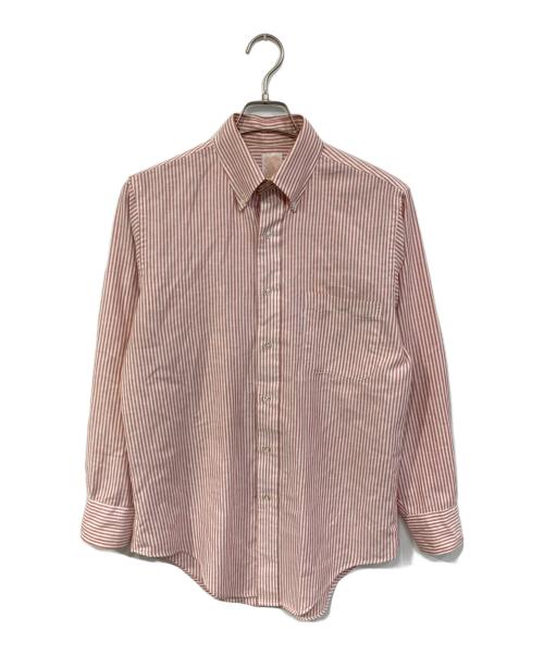 BROOKS BROTHERS（ブルックスブラザーズ）BROOKS BROTHERS (ブルックスブラザーズ) ストライプシャツ レッド サイズ:SIZE 15-2の古着・服飾アイテム