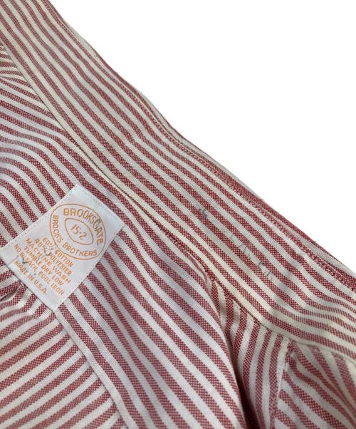 BROOKS BROTHERS（ブルックスブラザーズ）BROOKS BROTHERS (ブルックスブラザーズ) ストライプシャツ レッド サイズ:SIZE 15-2の古着・服飾アイテム
