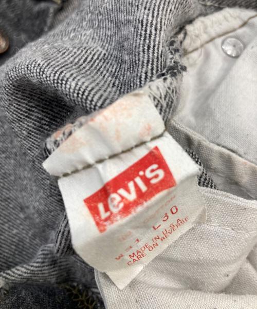 LEVI'S（リーバイス）LEVI'S (リーバイス) 701 先染めブラックデニムパンツ ブラック サイズ:W31の古着・服飾アイテム