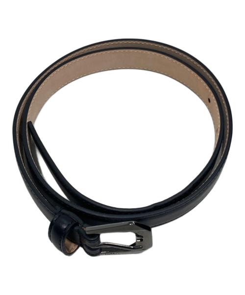 VERSACE（ヴェルサーチェ）VERSACE (ヴェルサーチェ) ナローベルト ブラック サイズ:SIZE 75/30の古着・服飾アイテム