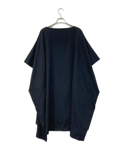 LIMI feu（リミフゥ）LIMI feu (リミフゥ) Gabardine Big Simple Dress/ギャバジン ビッグ シンプル ドレス ブラック サイズ:SIZE Freeの古着・服飾アイテム