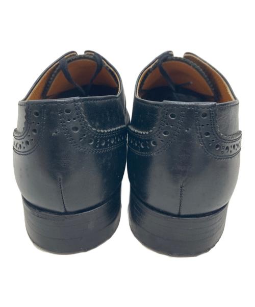 COMME des GARCONS（コムデギャルソン）COMME des GARCONS (コムデギャルソン) レザーストレートチップシューズ ブラック サイズ:24の古着・服飾アイテム