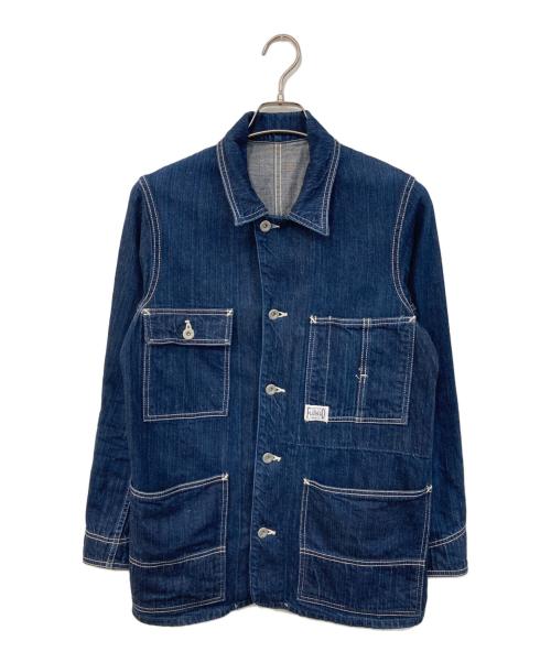 THE FLAT HEAD（ザ・フラットヘッド）THE FLAT HEAD (ザ・フラットヘッド) デニムカバーオール インディゴ サイズ:SIZE Sの古着・服飾アイテム