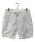 POST O'ALLS（ポストオーバーオールズ）の古着「#3315S-SPW EZ Lax 4 Shorts : summer patchwork white」｜ホワイト