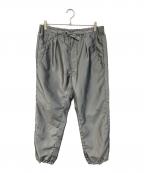 POST O'ALLSポストオーバーオールズ）の古着「E-Z Lax 4 Metallic Taffeta/イージー ラックス フォー メタリック タフタ」｜グレー