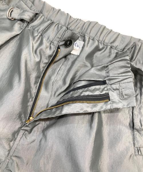 POST O'ALLS（ポストオーバーオールズ）POST O'ALLS (ポストオーバーオールズ) E-Z Lax 4 Metallic Taffeta/イージー ラックス フォー メタリック タフタ グレー サイズ:SIZE XLの古着・服飾アイテム