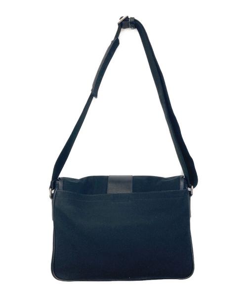 COACH（コーチ）COACH (コーチ) レザーショルダーバッグ ブラックの古着・服飾アイテム