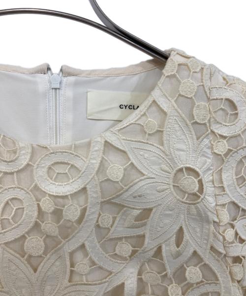 CYCLAS（シクラス）CYCLAS (シクラス) レースワンピース ホワイト サイズ:36の古着・服飾アイテム