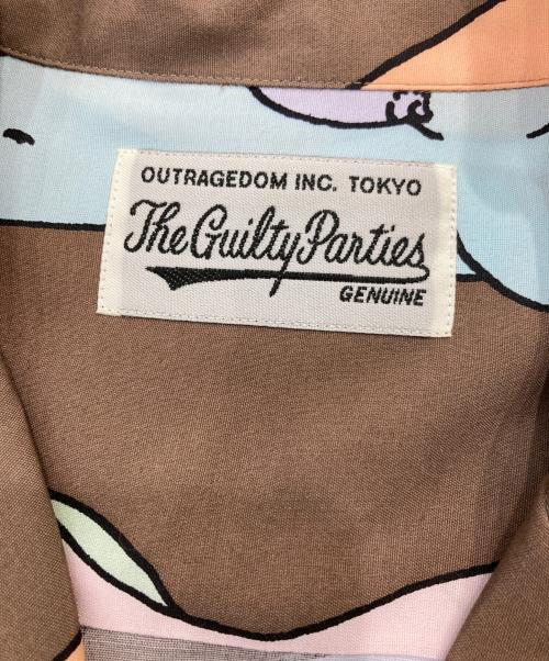 WACKO MARIA（ワコマリア）WACKO MARIA (ワコマリア) HAWAIAN SHIRT 天国東京百女柄図 ブラウン サイズ:SIZE Mの古着・服飾アイテム