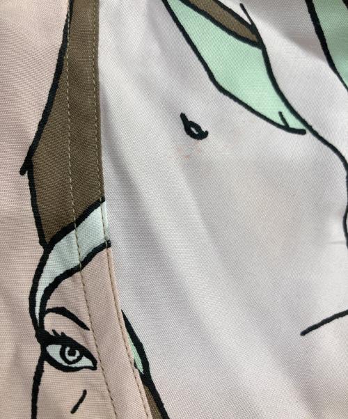 WACKO MARIA（ワコマリア）WACKO MARIA (ワコマリア) HAWAIAN SHIRT 天国東京百女柄図 ブラウン サイズ:SIZE Mの古着・服飾アイテム