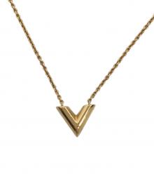 LOUIS VUITTON（ルイ ヴィトン）の古着「ネックレス　エッセンシャルV」｜ゴールド