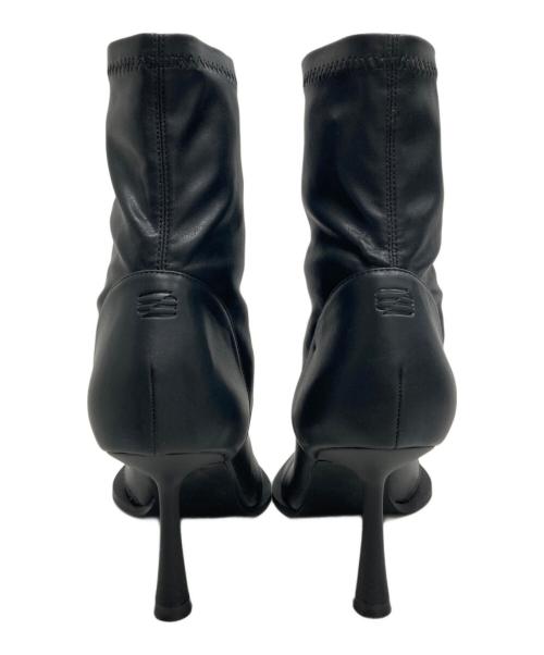 melt the lady（メルトザレディ）melt the lady (メルトザレディ) pointed skinny short boots ブラック サイズ:39の古着・服飾アイテム