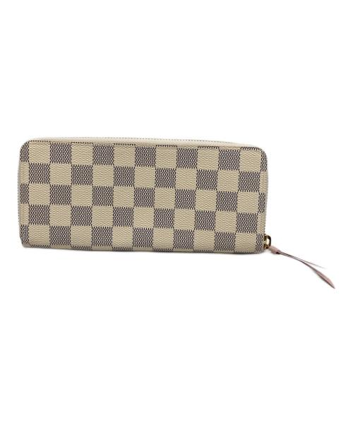 LOUIS VUITTON（ルイ ヴィトン）LOUIS VUITTON (ルイ ヴィトン) ラウンドジップウォレット　ポルトフォイユ・クレマンス アイボリーの古着・服飾アイテム