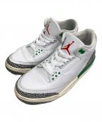 NIKEナイキ）の古着「Air Jordan 3 Retro/エアジョーダン 3 レトロ」｜ホワイト