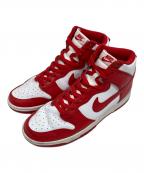 NIKEナイキ）の古着「Dunk High "Championship White and Red"」｜レッド