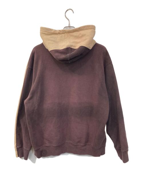 SUPREME（シュプリーム）SUPREME (シュプリーム) S Logo Split Hooded Sweatshirt ベージュ サイズ:SIZE Lの古着・服飾アイテム