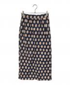 SZ Blockprintsエスゼットブロックプリント）の古着「Canvas Skirt」｜ネイビー
