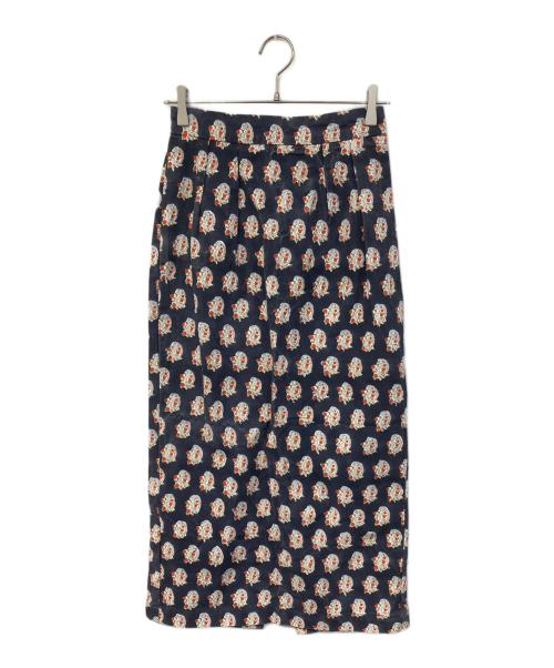 SZ Blockprints（エスゼットブロックプリント）SZ Blockprints (エスゼットブロックプリント) Canvas Skirt ネイビー サイズ:不明の古着・服飾アイテム