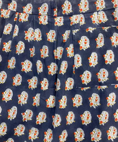 SZ Blockprints（エスゼットブロックプリント）SZ Blockprints (エスゼットブロックプリント) Canvas Skirt ネイビー サイズ:不明の古着・服飾アイテム