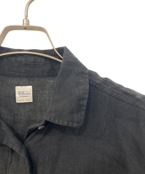 Ron Herman（ロンハーマン）Ron Herman (ロンハーマン) リネンシャツ ブラック サイズ:Sの古着・服飾アイテム