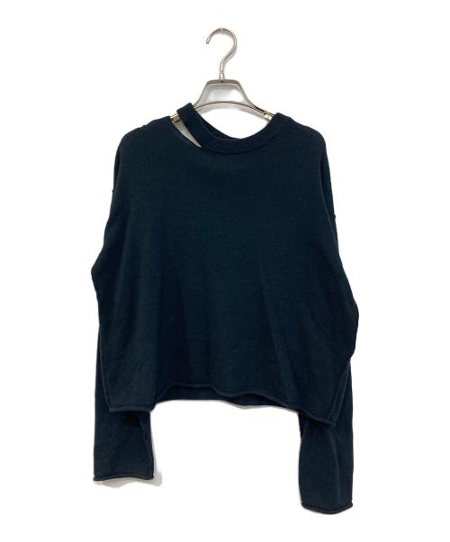 Ron Herman（ロンハーマン）Ron Herman (ロンハーマン) Silk Noil Knit Pullover/シルク ノイル ニット プルオーバー ブラック サイズ:Sの古着・服飾アイテム
