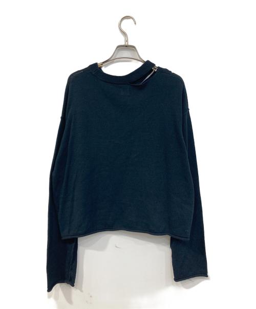 Ron Herman（ロンハーマン）Ron Herman (ロンハーマン) Silk Noil Knit Pullover/シルク ノイル ニット プルオーバー ブラック サイズ:Sの古着・服飾アイテム