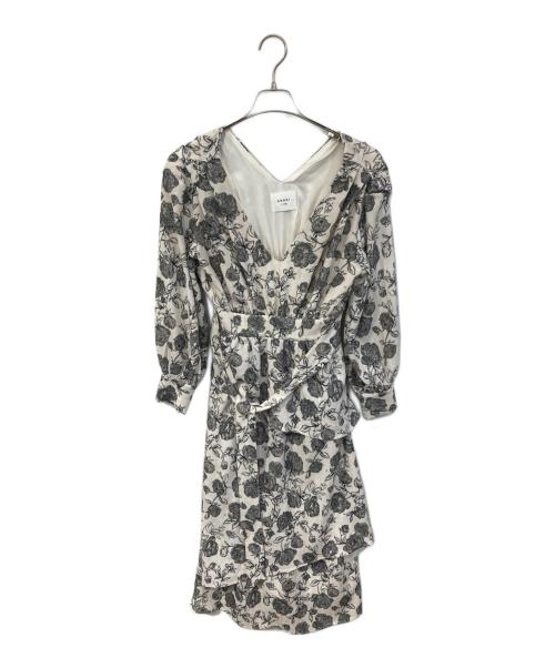 Ameri（アメリ）Ameri (アメリ) CHARLOTTE ARCHAIC DRESS　 ベージュ サイズ:FREEの古着・服飾アイテム