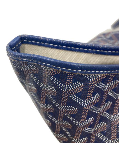 GOYARD（ゴヤール）GOYARD (ゴヤール) サンルイPMトートバッグ ネイビーの古着・服飾アイテム