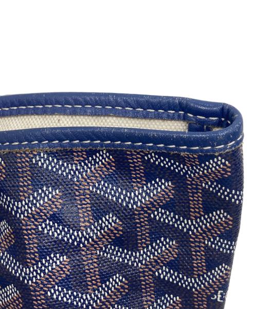 GOYARD（ゴヤール）GOYARD (ゴヤール) サンルイPMトートバッグ ネイビーの古着・服飾アイテム