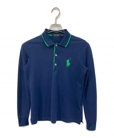 FIDES GOLF ネイビー ポロシャツ L 中古・古着通販】POLO GOLF (ポロ ゴルフ) ラガーシャツ ネイビー