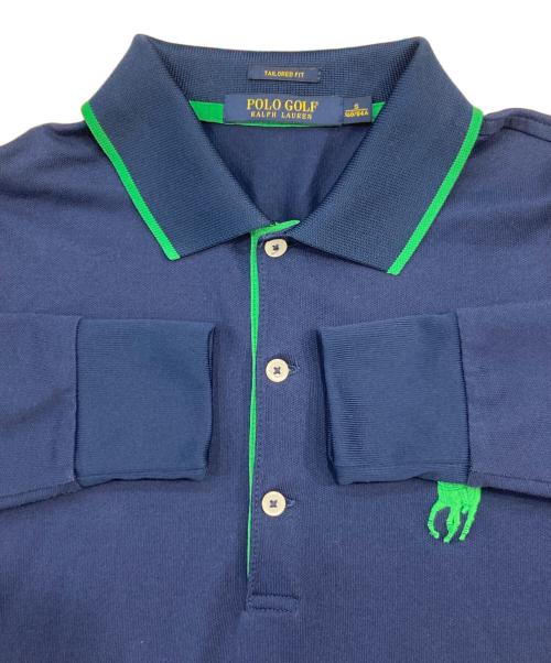 POLO GOLF（ポロ ゴルフ）POLO GOLF (ポロ ゴルフ) ラガーシャツ ネイビー サイズ:SIZE Sの古着・服飾アイテム