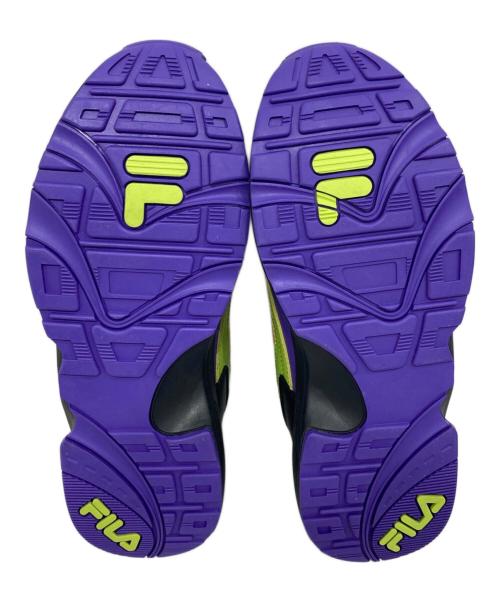 FILA（フィラ）FILA (フィラ) EVANGELION (エヴァンゲリオン) 初号機 FILA 新世紀エヴァンゲリオン  ローカットスニーカー ブラック サイズ:24の古着・服飾アイテム
