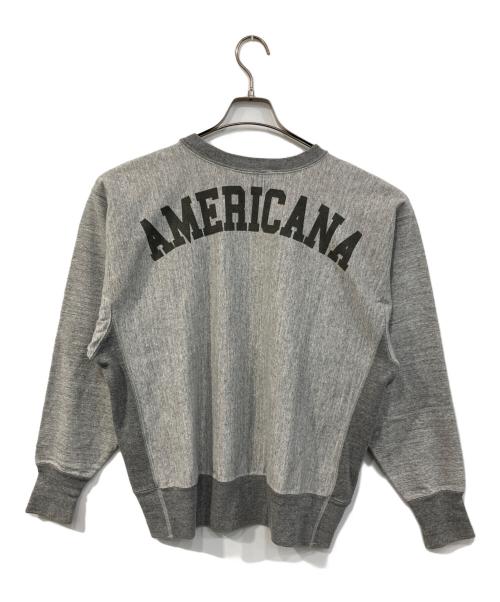Americana（アメリカーナ）Americana (アメリカーナ) 2トーンスウェット グレー サイズ:FREEの古着・服飾アイテム