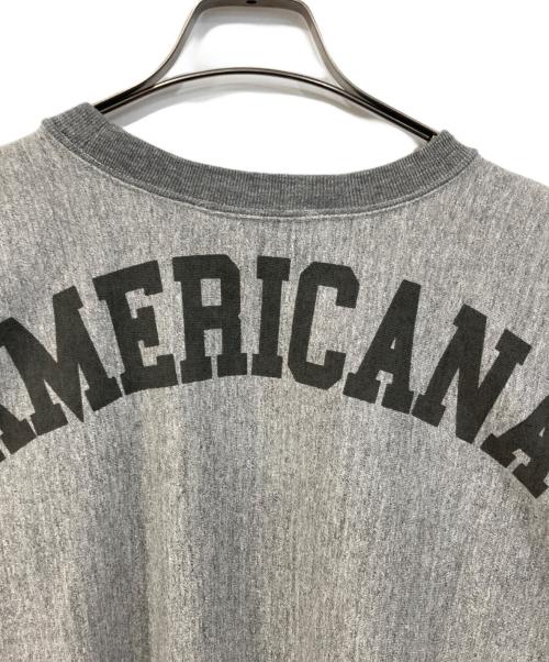 Americana（アメリカーナ）Americana (アメリカーナ) 2トーンスウェット グレー サイズ:FREEの古着・服飾アイテム