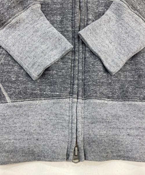 freewheelers（フリーホイーラーズ）freewheelers (フリーホイーラーズ) ハイネック フルジップスウェットパーカー グレー サイズ:SIZE Lの古着・服飾アイテム