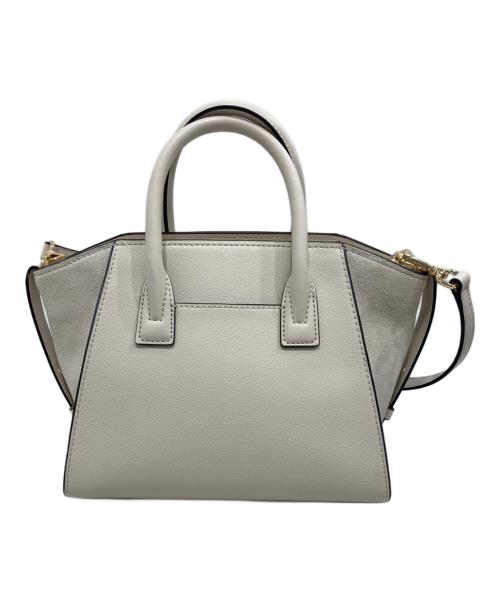 MICHAEL KORS（マイケル・コース）MICHAEL KORS (マイケル・コース) 2WAYショルダーバッグ ホワイトの古着・服飾アイテム