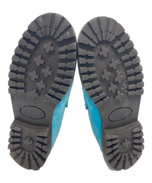 san gennare（サン ジェナーロ）san gennare (サン ジェナーロ) スウェードビットローファー ブルー サイズ:SIZE 41の古着・服飾アイテム