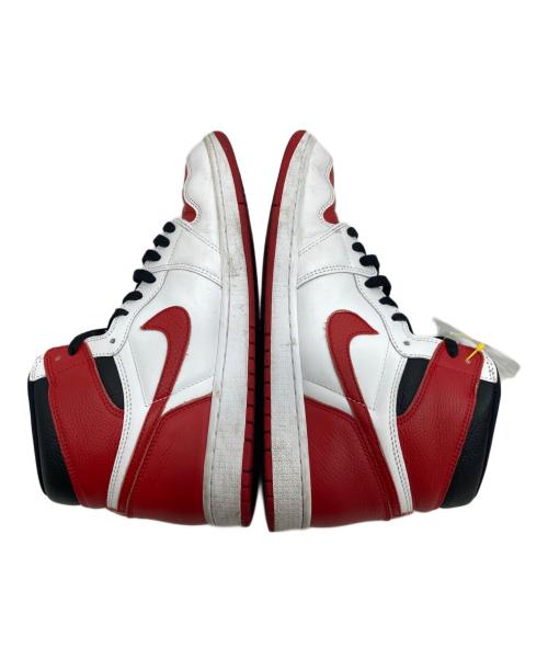 NIKE（ナイキ）NIKE (ナイキ) AIR JORDAN 1 RETRO HIGH OG ホワイト×レッド サイズ:29cmの古着・服飾アイテム