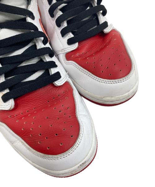 NIKE（ナイキ）NIKE (ナイキ) AIR JORDAN 1 RETRO HIGH OG ホワイト×レッド サイズ:29cmの古着・服飾アイテム