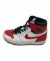 NIKE (ナイキ) AIR JORDAN 1 RETRO HIGH OG ホワイト×レッド サイズ:29cm：8000円