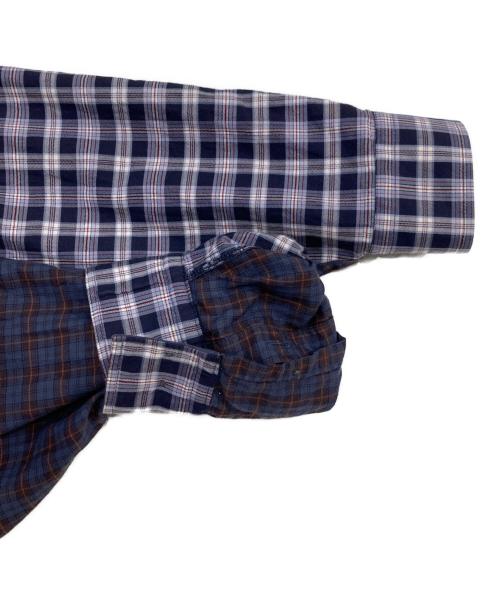PACCBET（ラスベート）PACCBET (ラスベート) チェックシャツ グレー サイズ:SIZE XLの古着・服飾アイテム