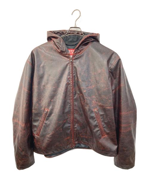 DIESEL（ディーゼル）DIESEL (ディーゼル) J-RAM ジャケット レッド サイズ:５０の古着・服飾アイテム